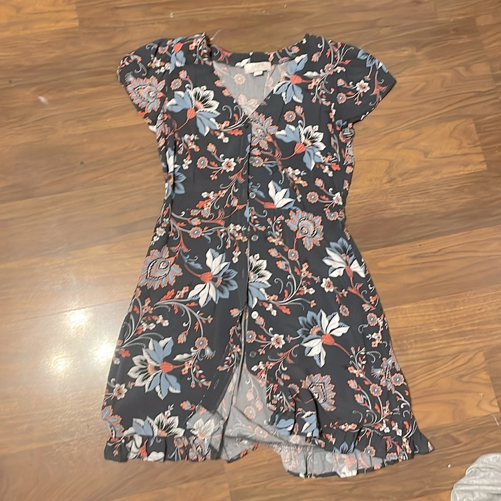 Floral dress.